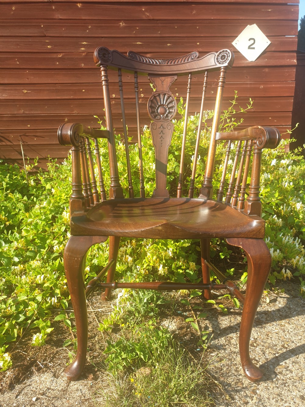 Mahogany armchair in the manner of William Birch. View III