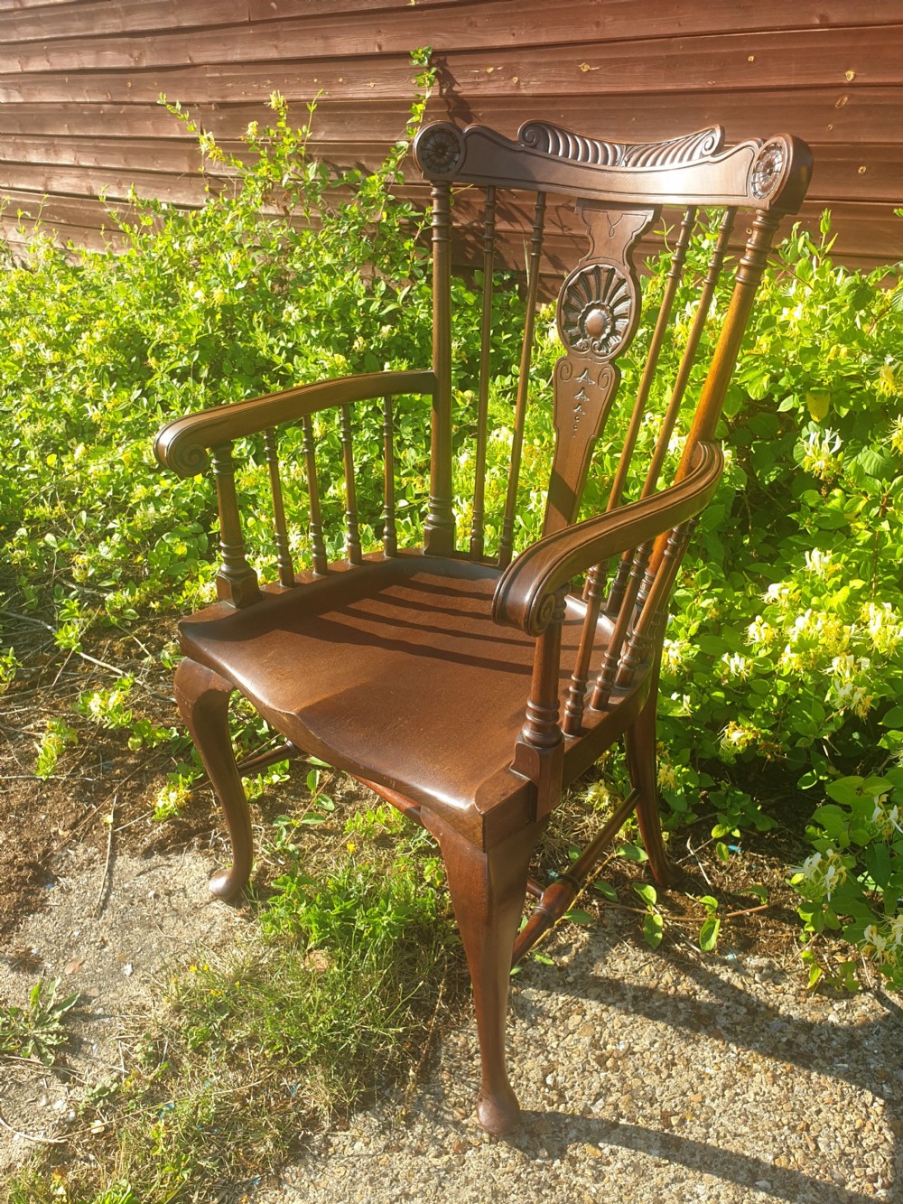 Mahogany armchair in the manner of William Birch. View IV