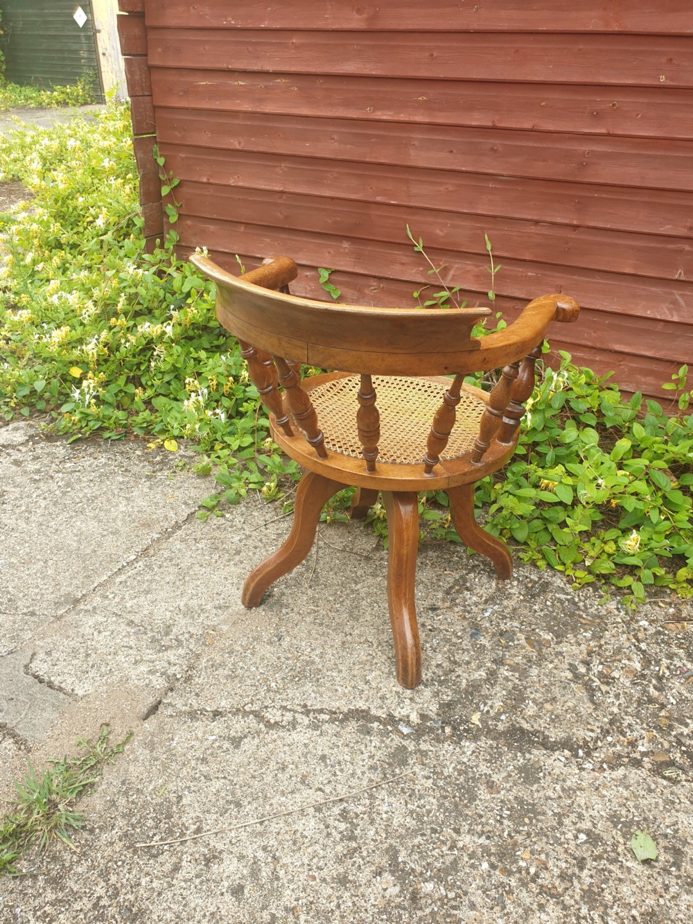 Late Victorian revolving desk armchair  View III