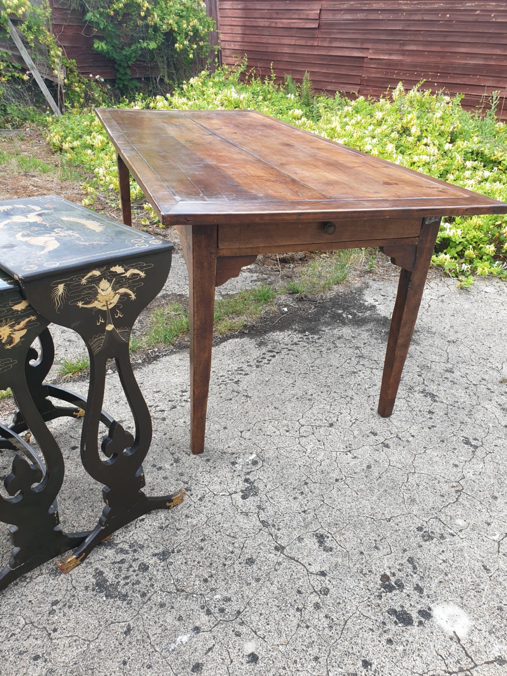 10 seater farmhouse dining table  View V