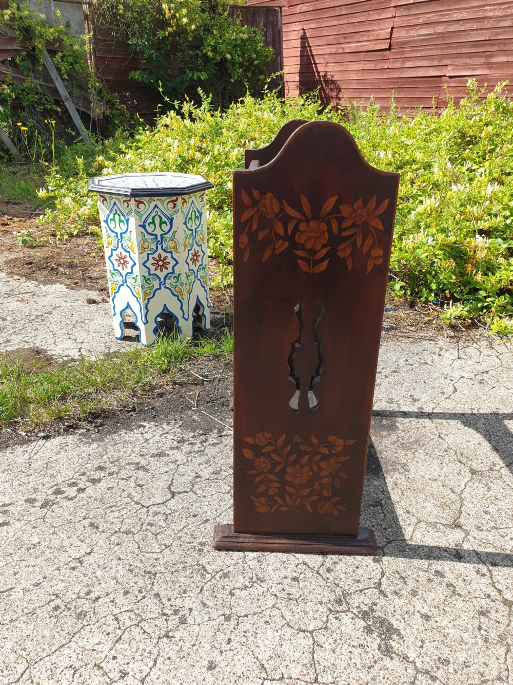 Late Victorian umbrella and stick stand.  View II
