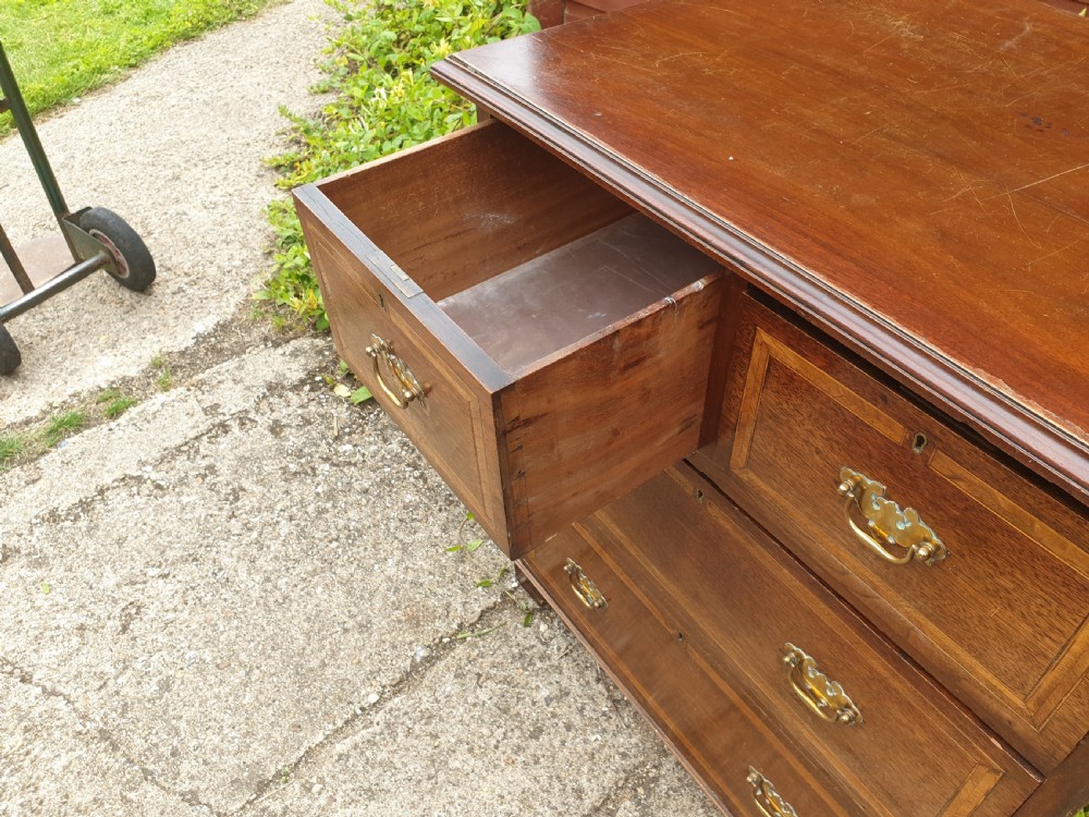 Small compact Edwardian chest of drawers.  View III