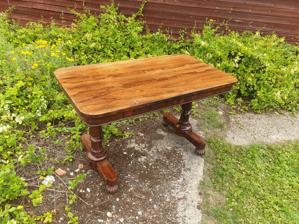 19th century Rosewood side table in the manner of Gillows.  View II