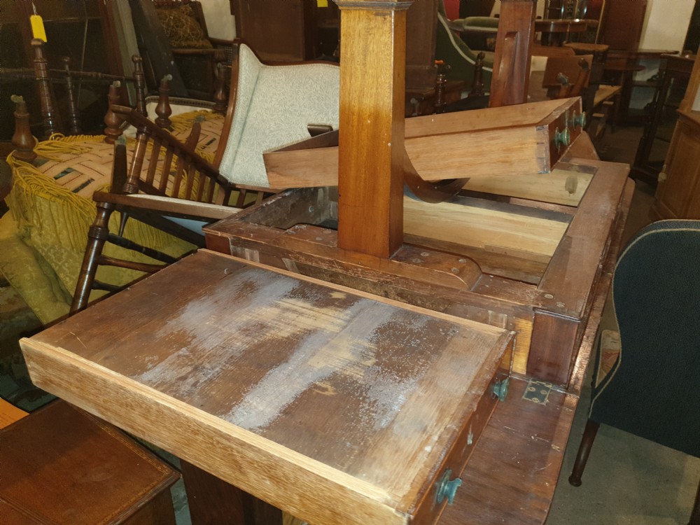 Regency mahogany 2 drawer sofa table View XVI