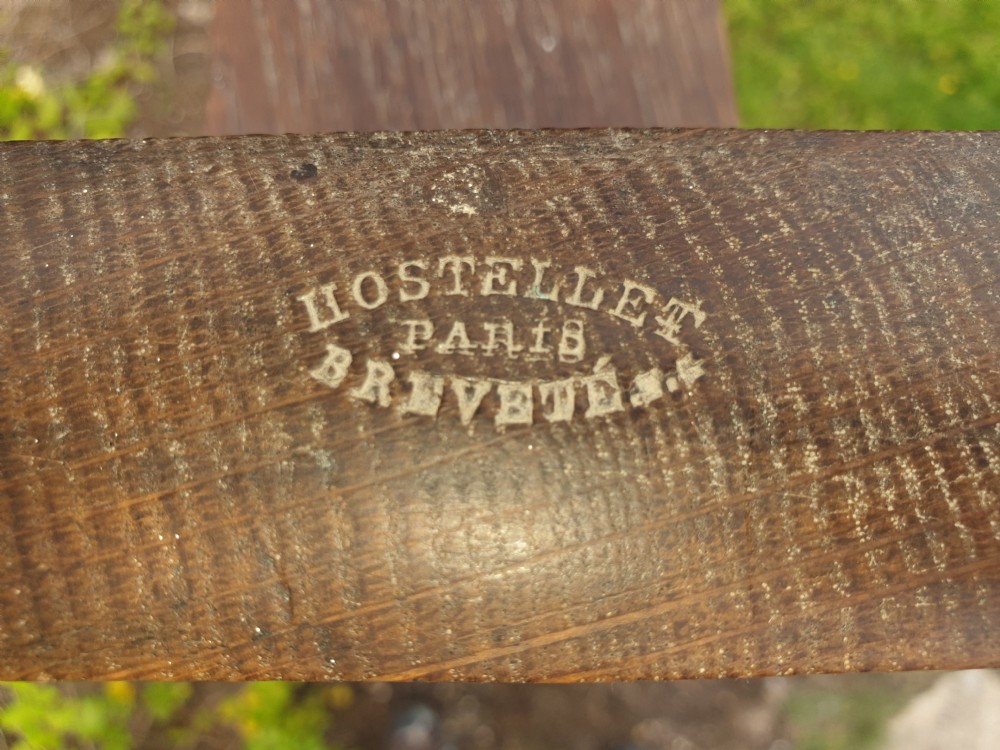 Large usual double sided oak picture easel View II