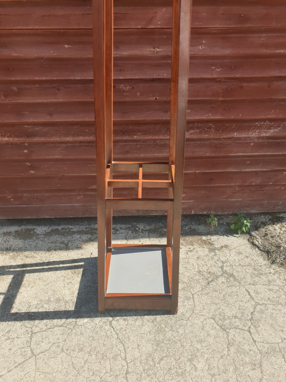 Mahogany hat and coat stand  View III