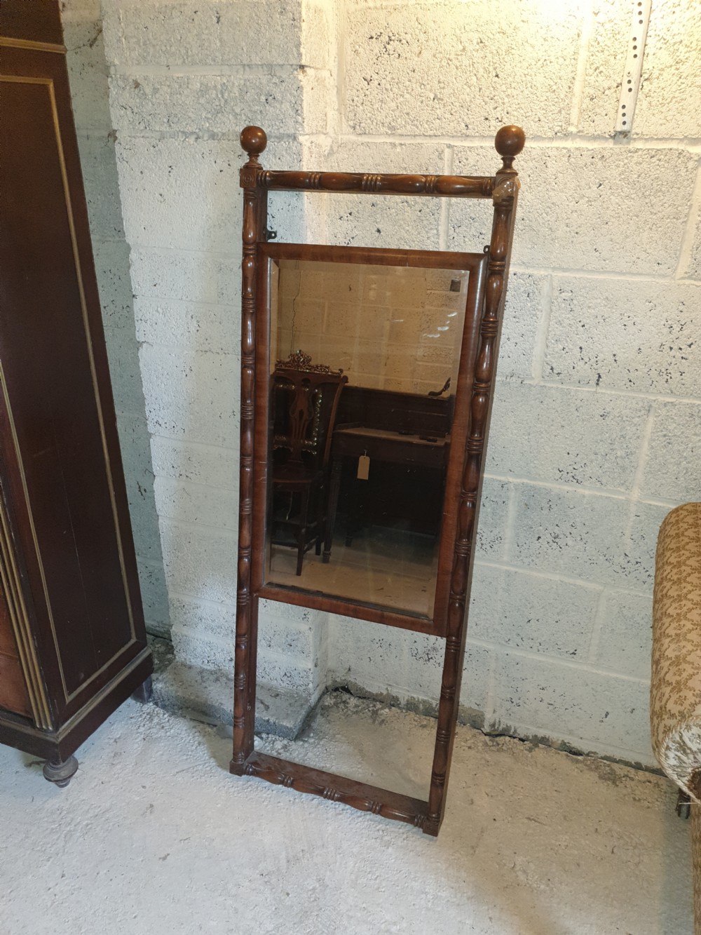 Regency wall mounted adjustable dressing mirror 