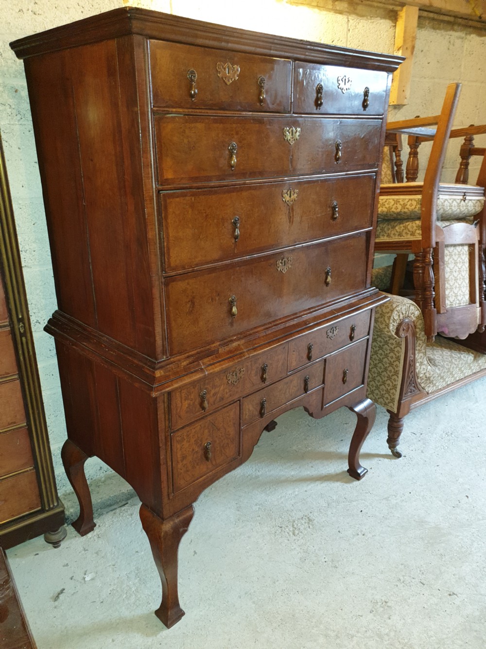 18th century chest on stand  View V