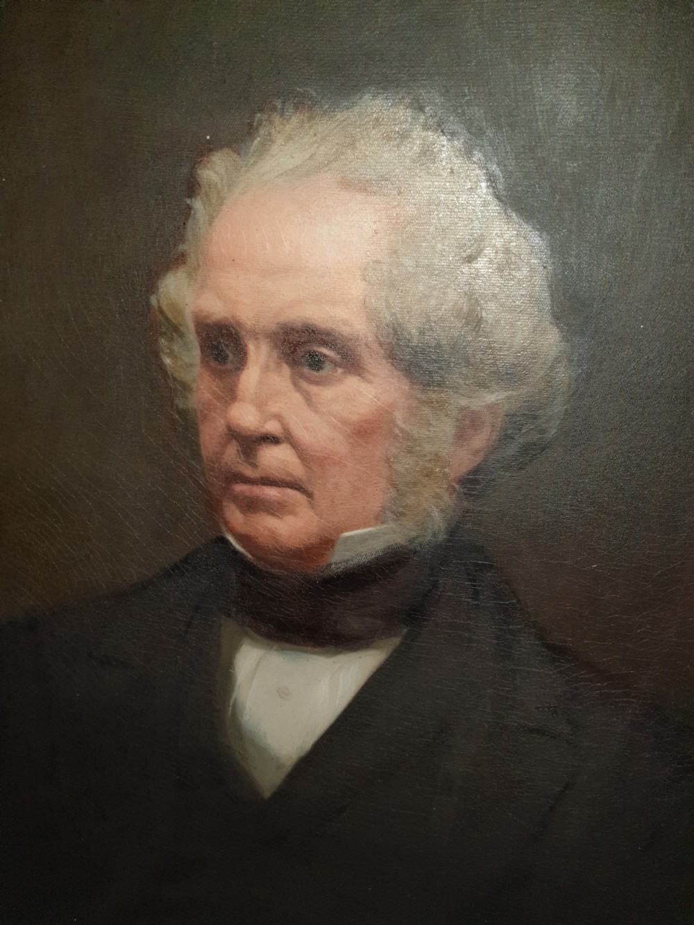 Large 19th century portrait of a Gentleman  View III