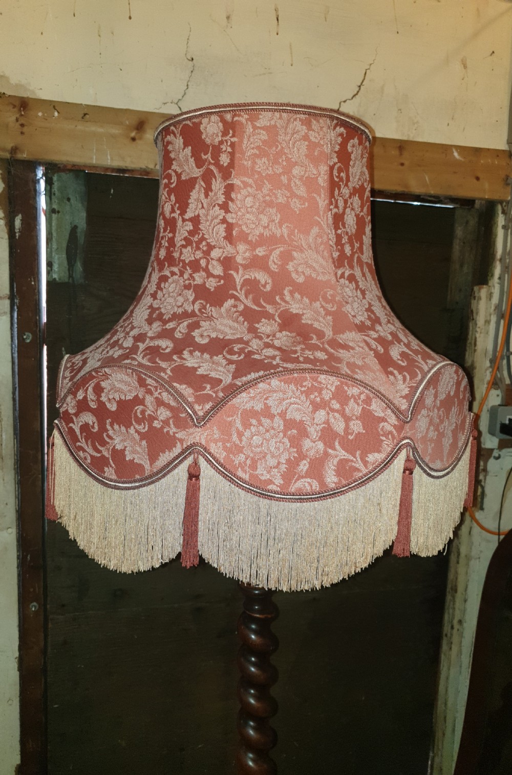 1920s oak standard lamp View II