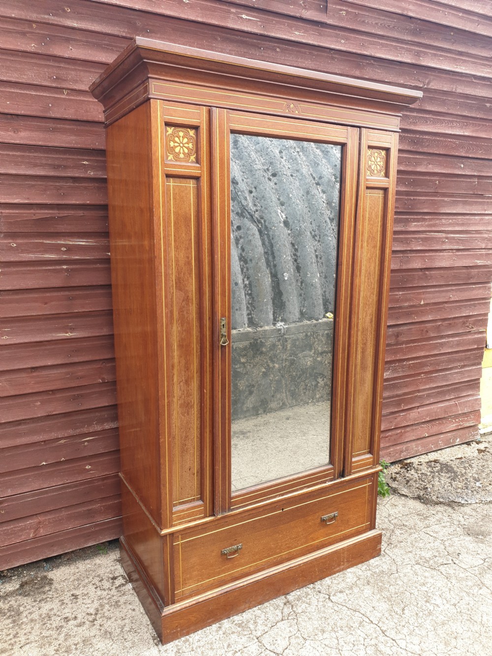 Late Victorian hall wardrobe by Edward's and Robert's 