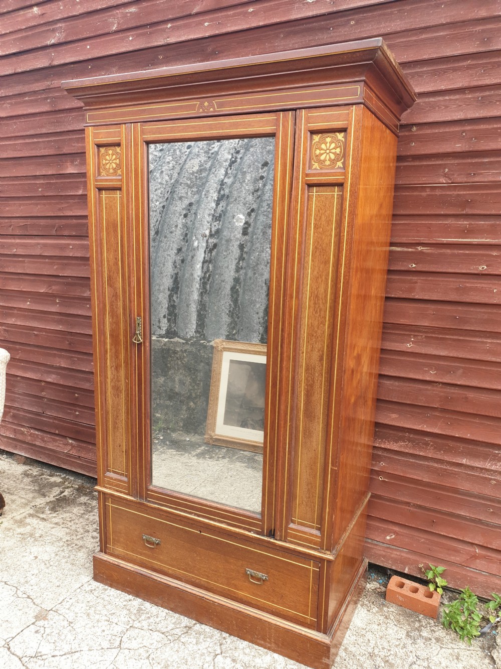 Late Victorian hall wardrobe by Edward's and Robert's  View II