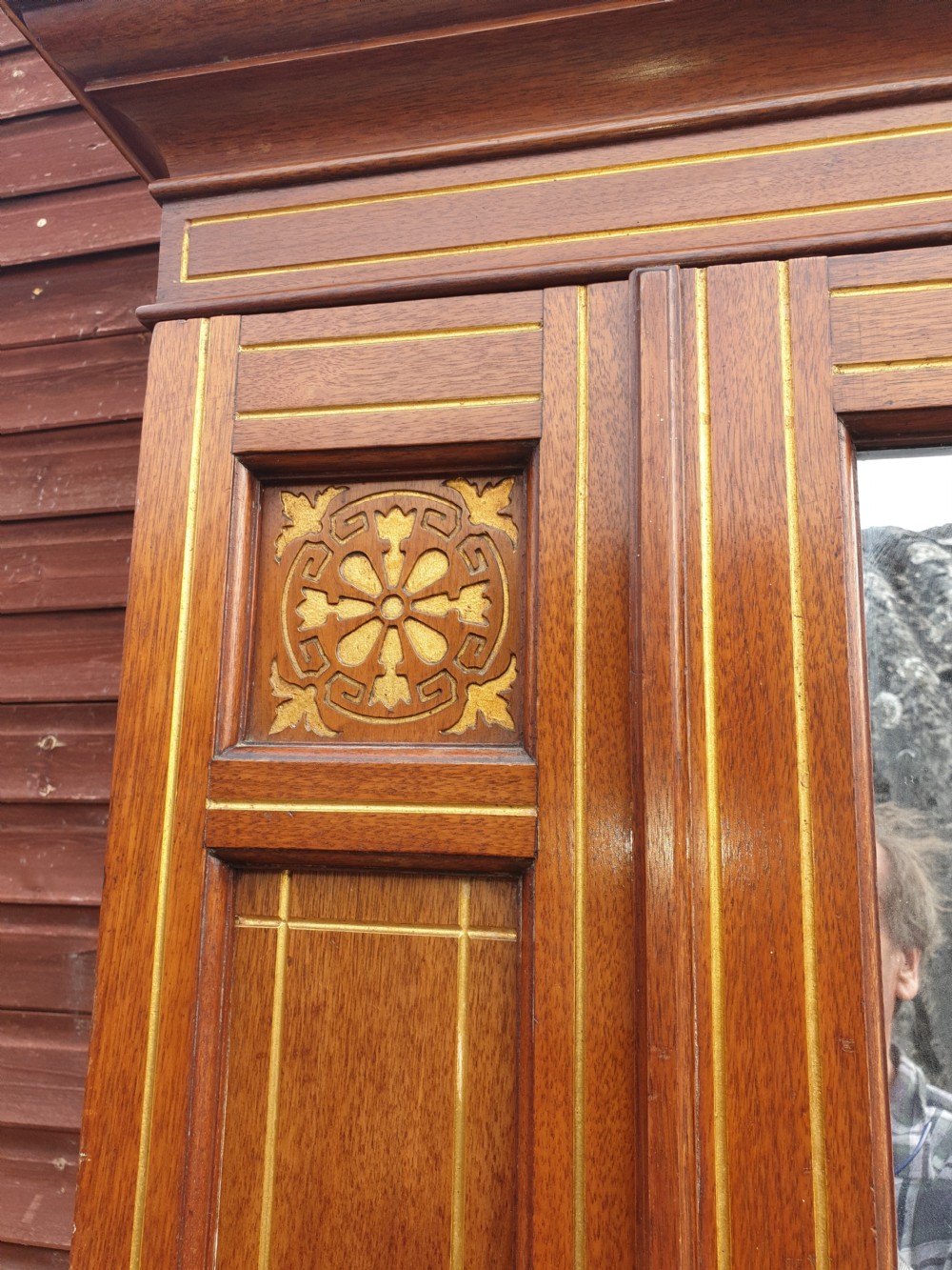 Late Victorian hall wardrobe by Edward's and Robert's  View III
