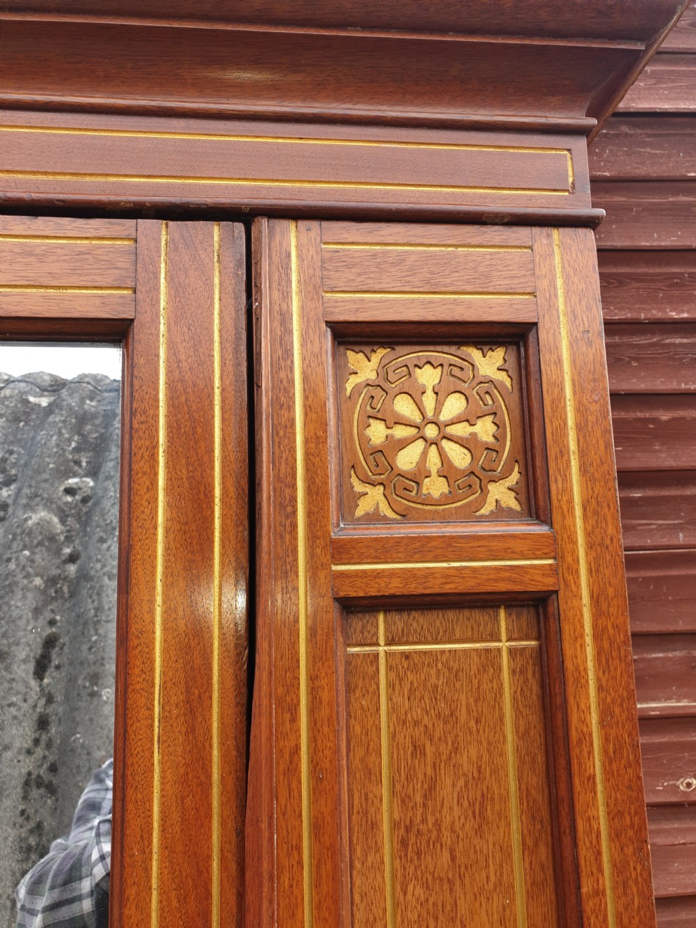 Late Victorian hall wardrobe by Edward's and Robert's  View VII