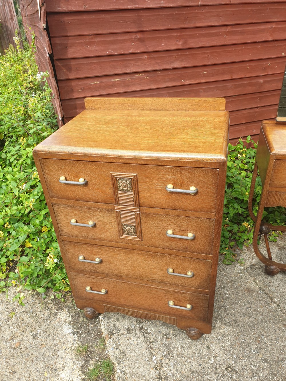 Dinky art deco bedroom set in the style of Heals. View III