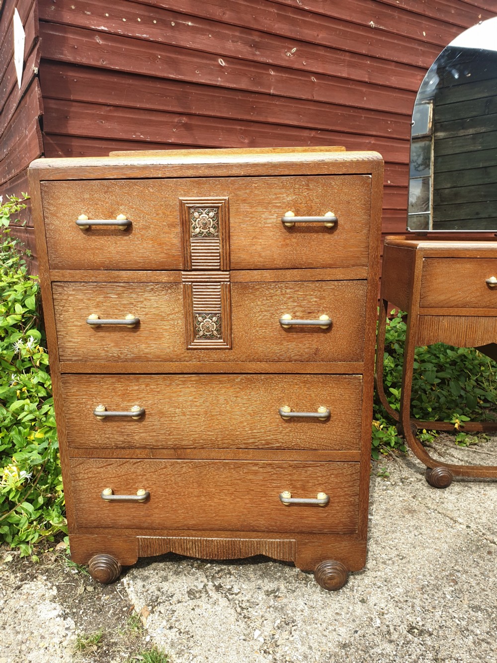 Dinky art deco bedroom set in the style of Heals. View IV