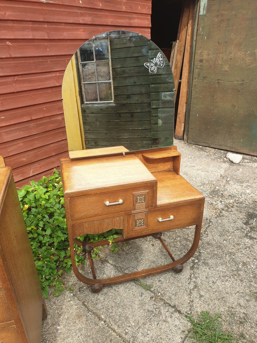 Dinky art deco bedroom set in the style of Heals. View V