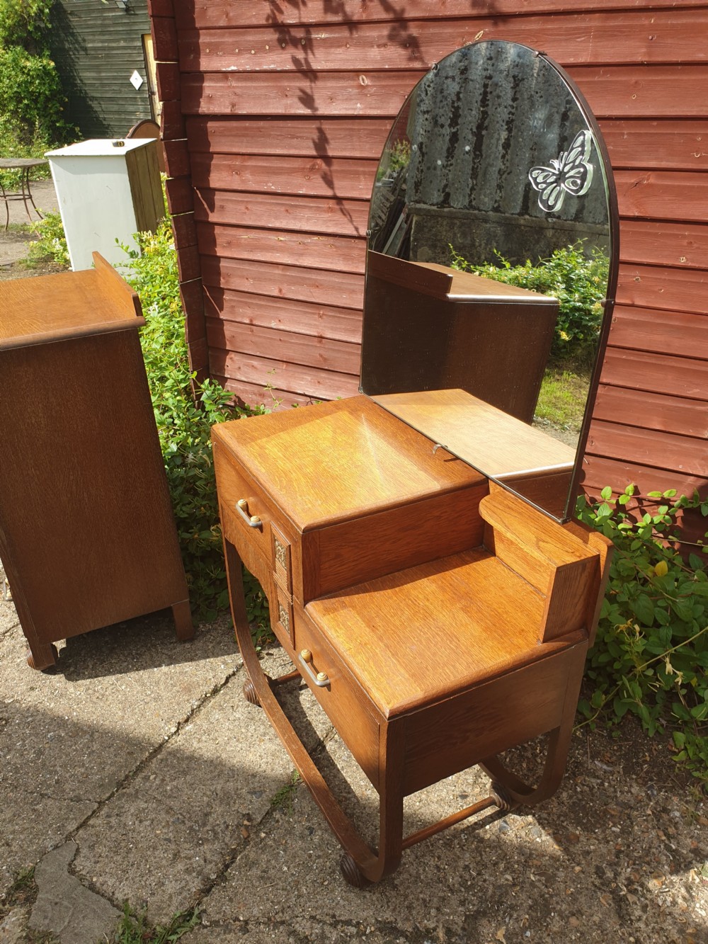 Dinky art deco bedroom set in the style of Heals. View VII