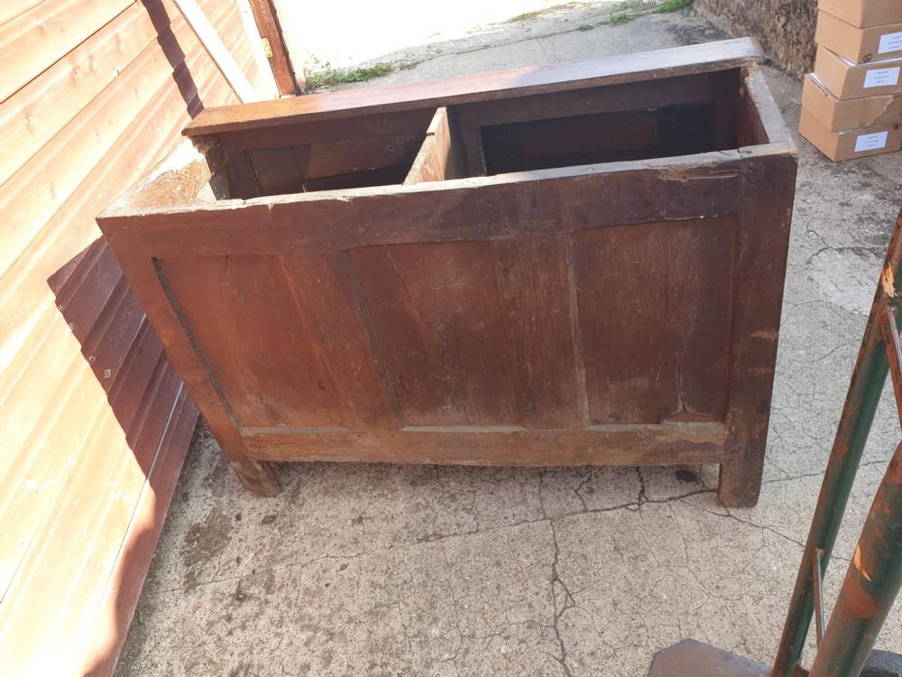 Antique oak 3 section tridarn  View VIII