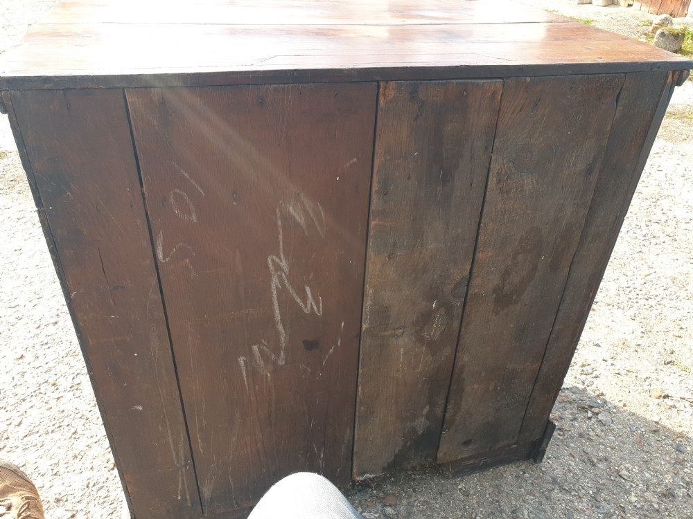 Georgian fruitwood chest of drawers. View V