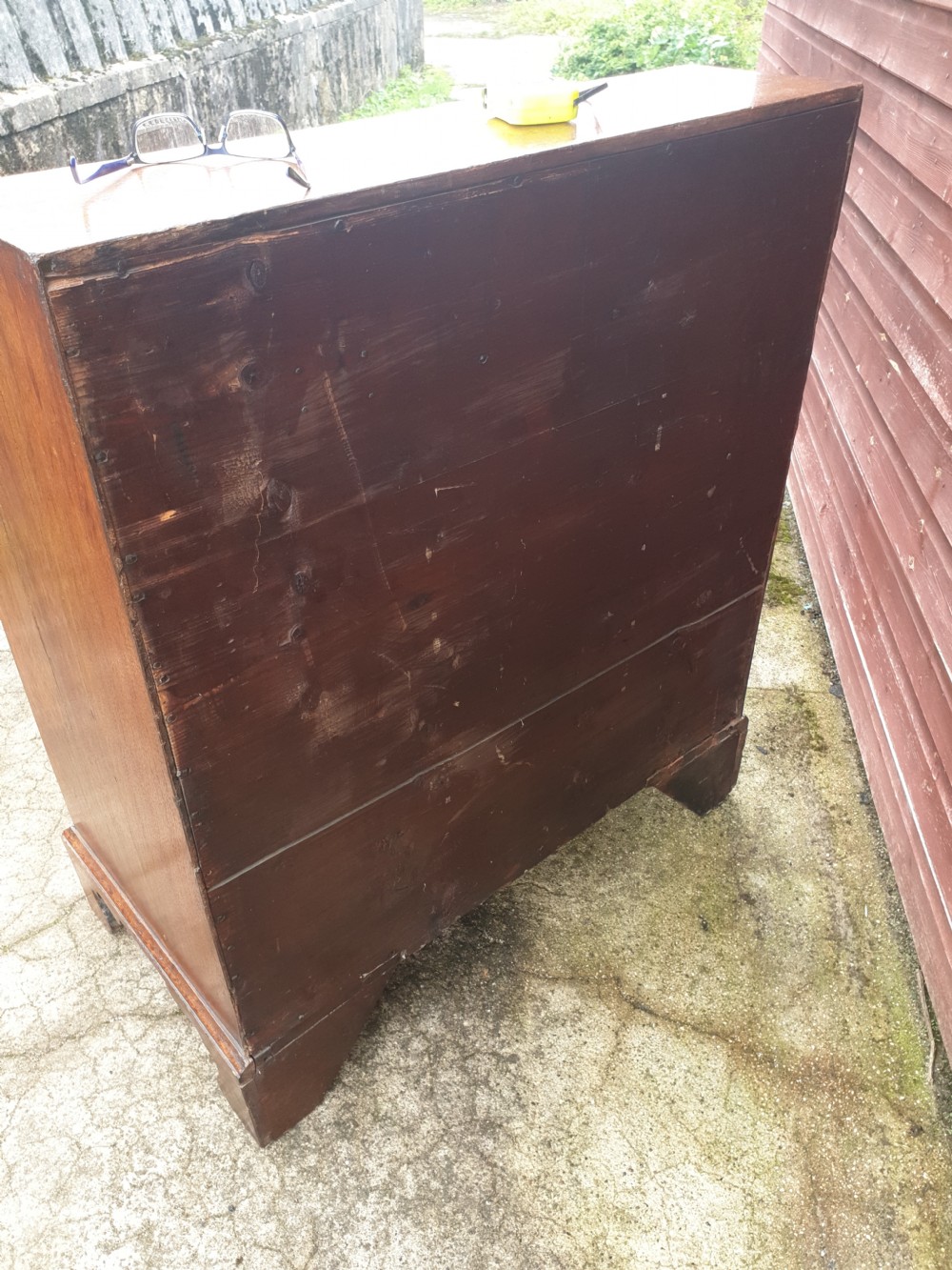 Late Georgian oak bureau  View VII