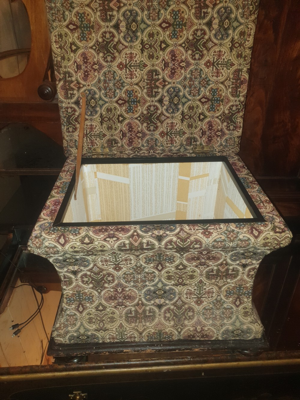 Mid 19th century box ottoman  View II
