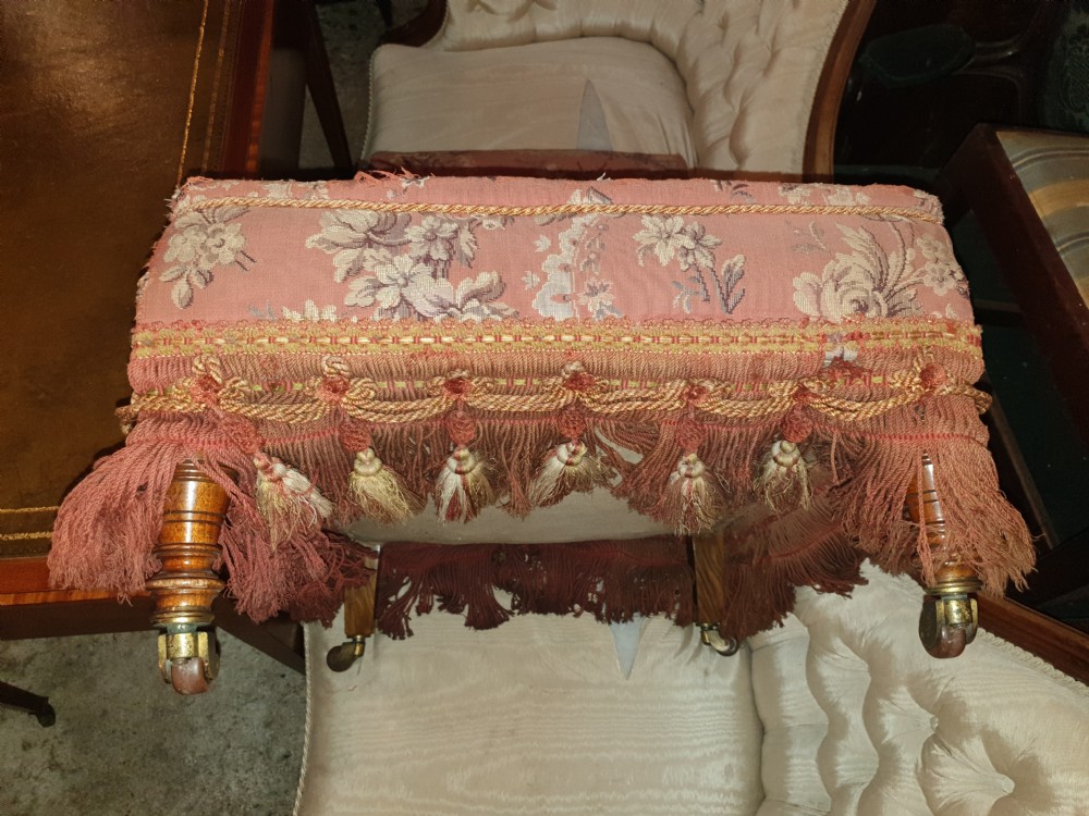 Late Victorian nursing chair.Stamped castors  View II