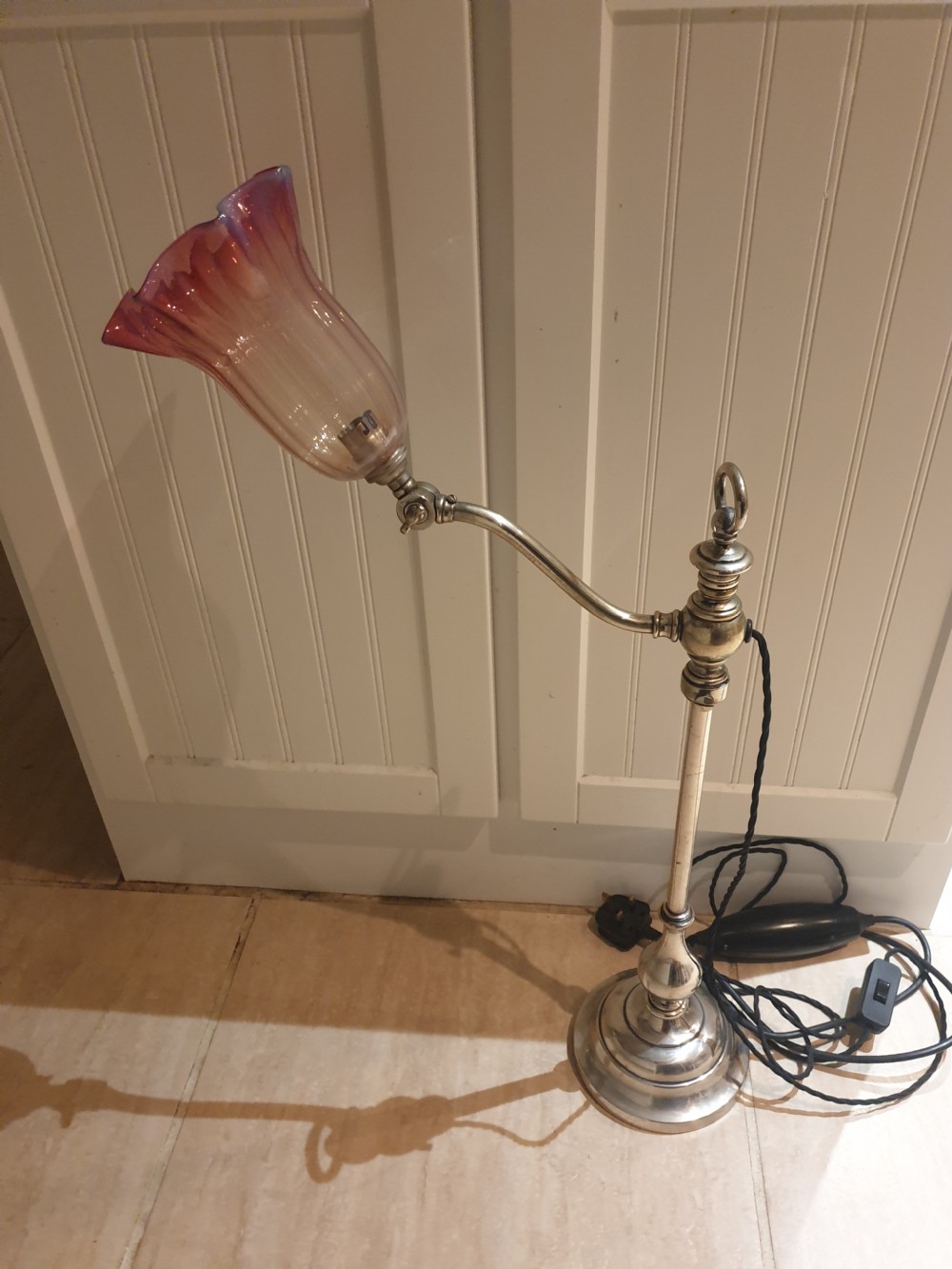 Early 20th century adjustable desk lamp View III