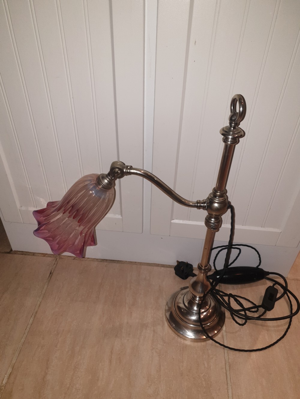 Early 20th century adjustable desk lamp View IV