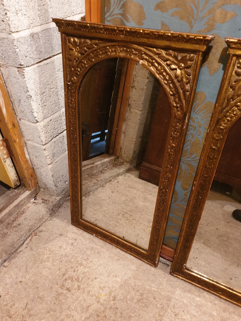 Pair of 19th century wall mirrors View V