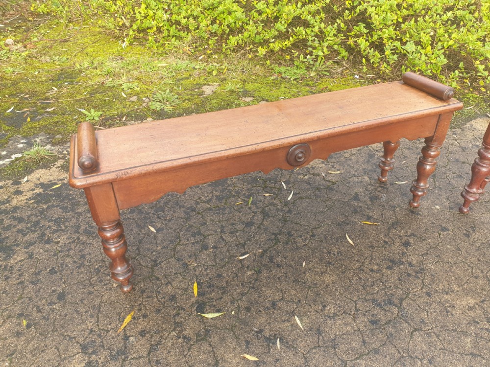 2 19th century hall benches  View III