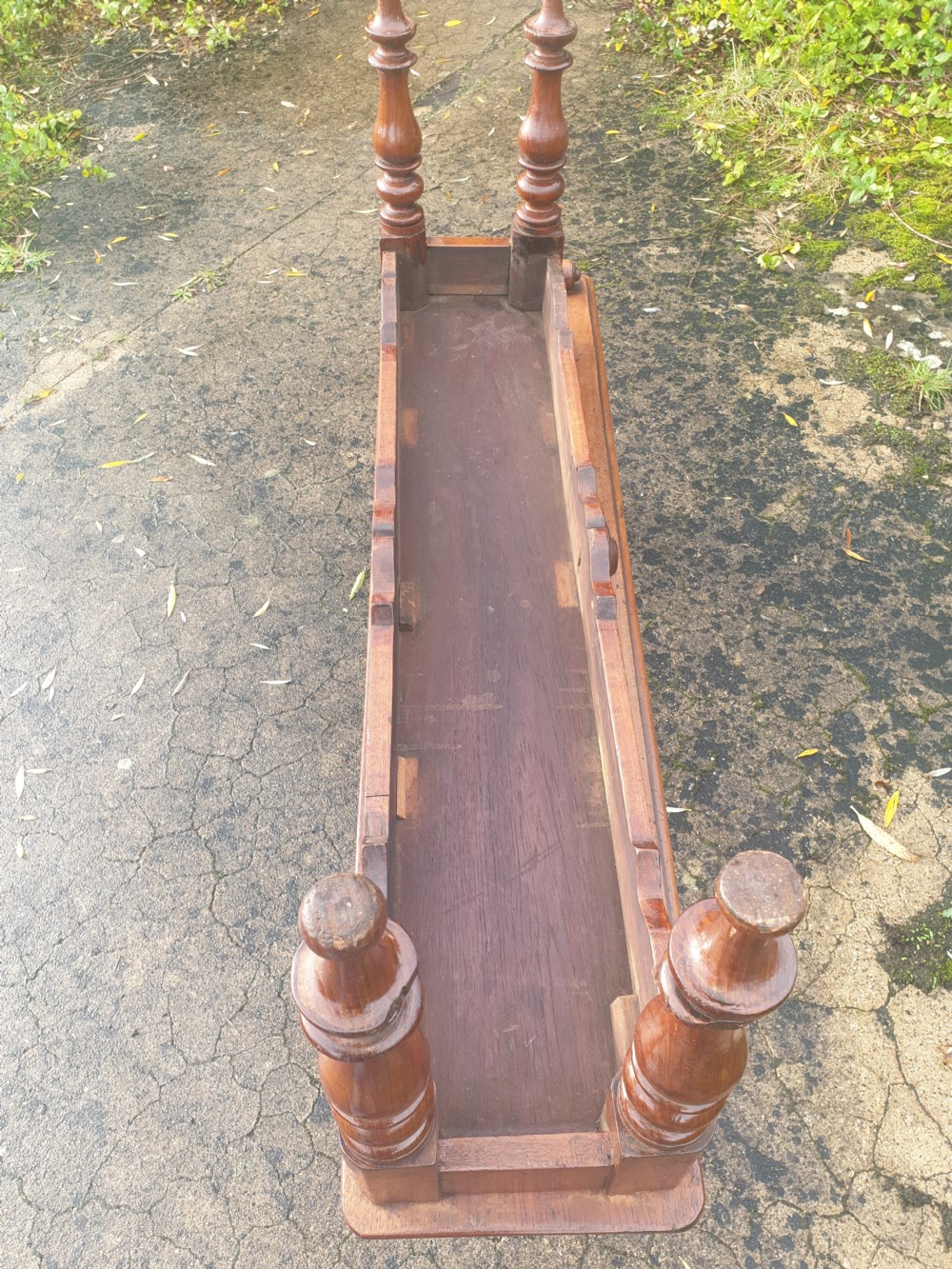 2 19th century hall benches  View V