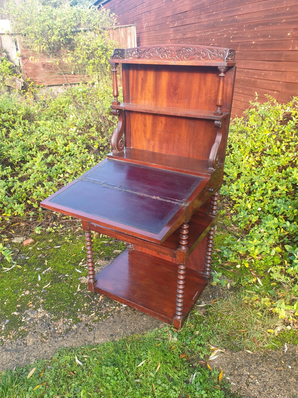Unusual Regency writing desk  View II