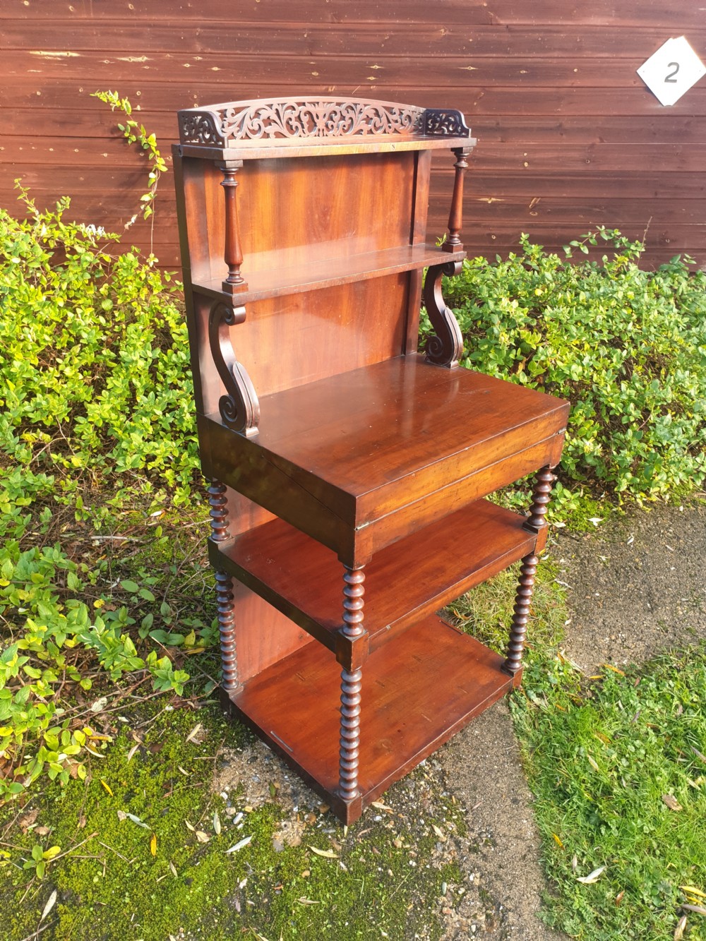 Unusual Regency writing desk  View III