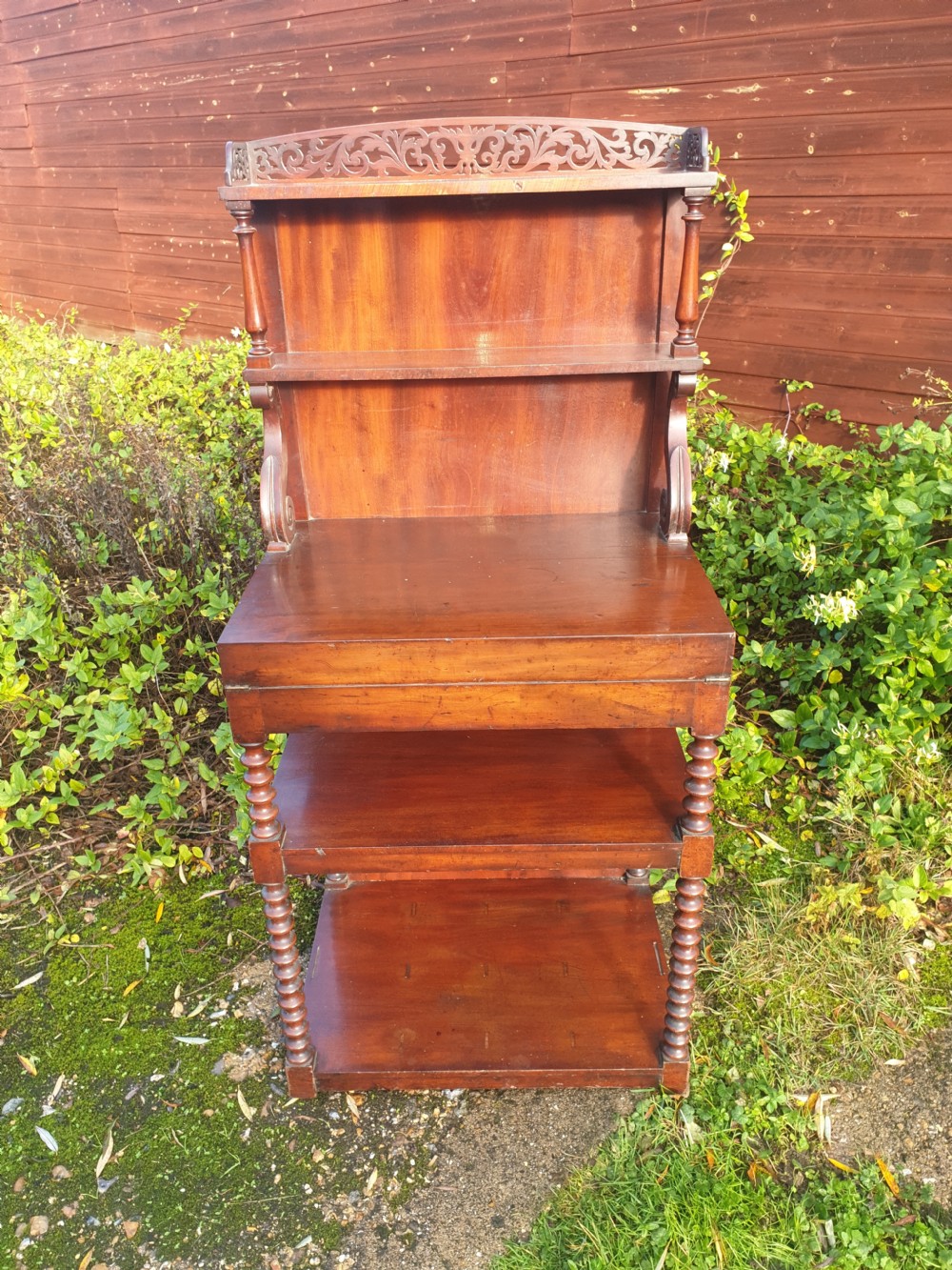 Unusual Regency writing desk  View IV