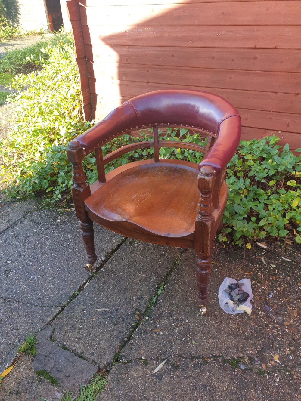 Victorian desk armchair by Heals.