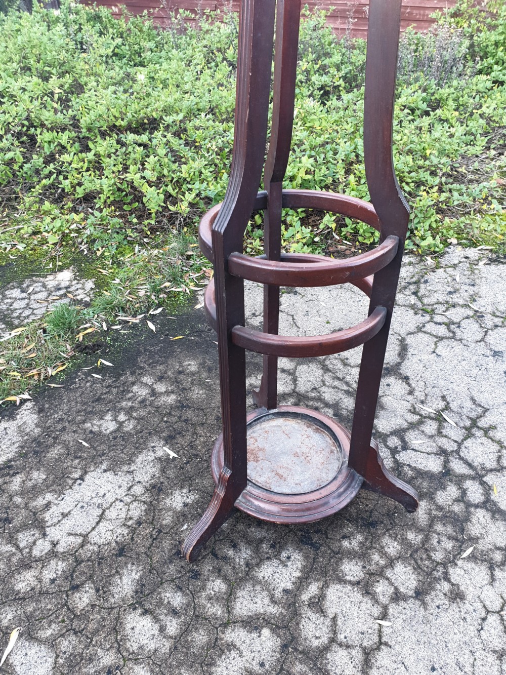 Edwardian mahogany hat and coat stand View III