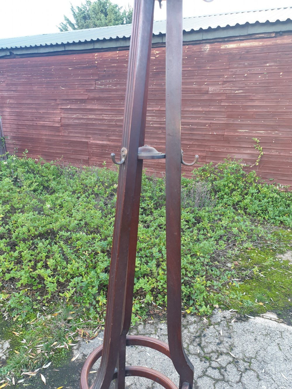 Edwardian mahogany hat and coat stand View IV
