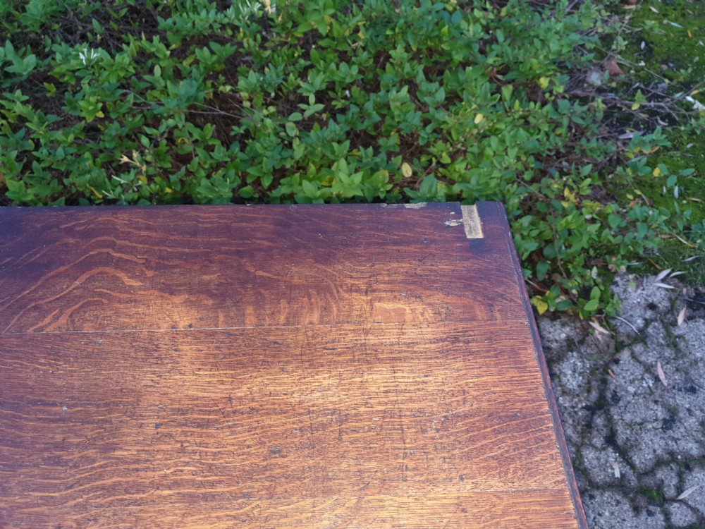 Oak 3 drawer dresser base  View VI