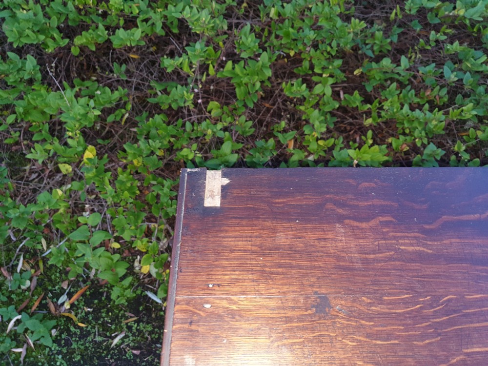 Oak 3 drawer dresser base  View VII