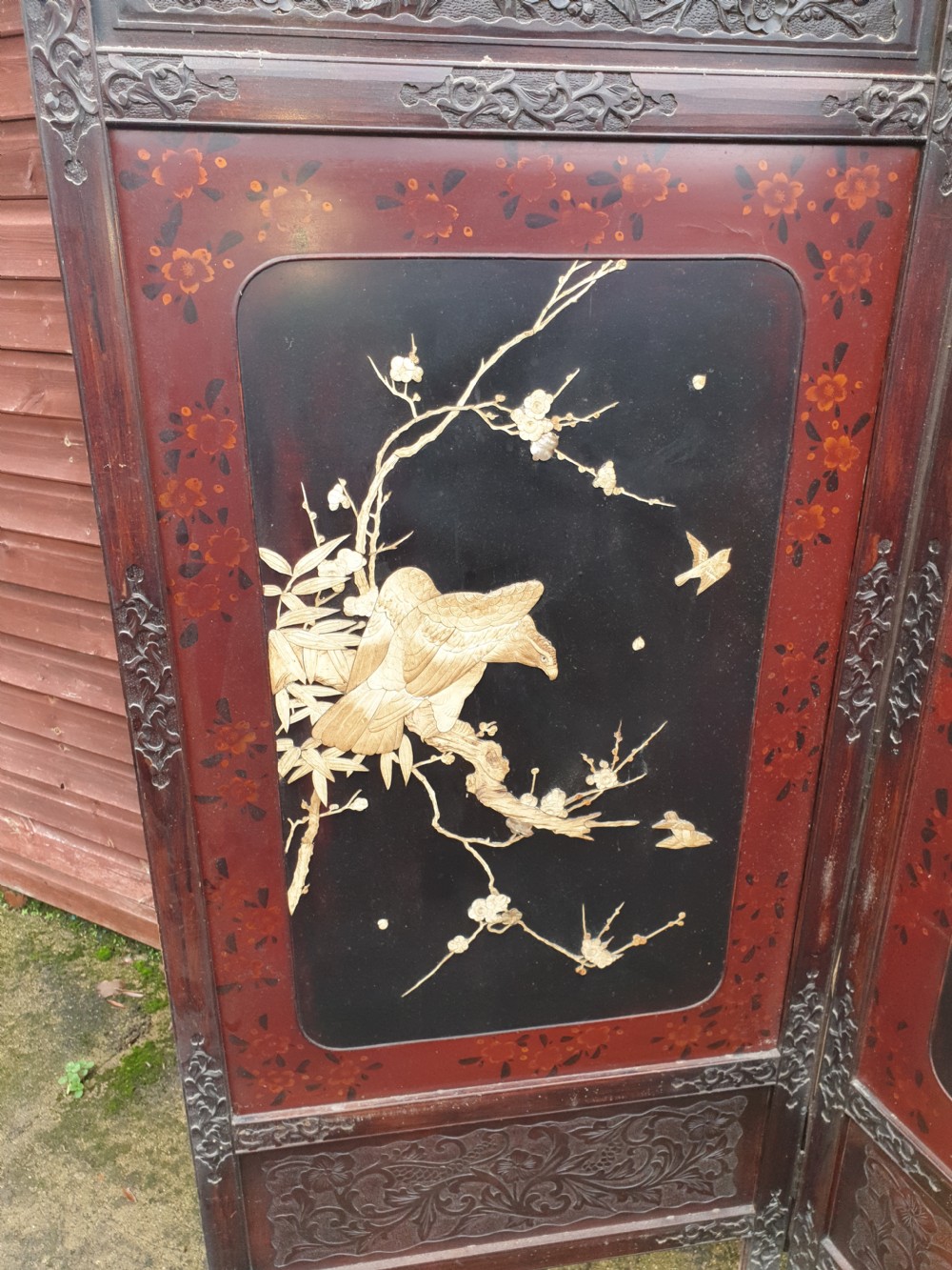 Large Oriental 2 fold screen. View II