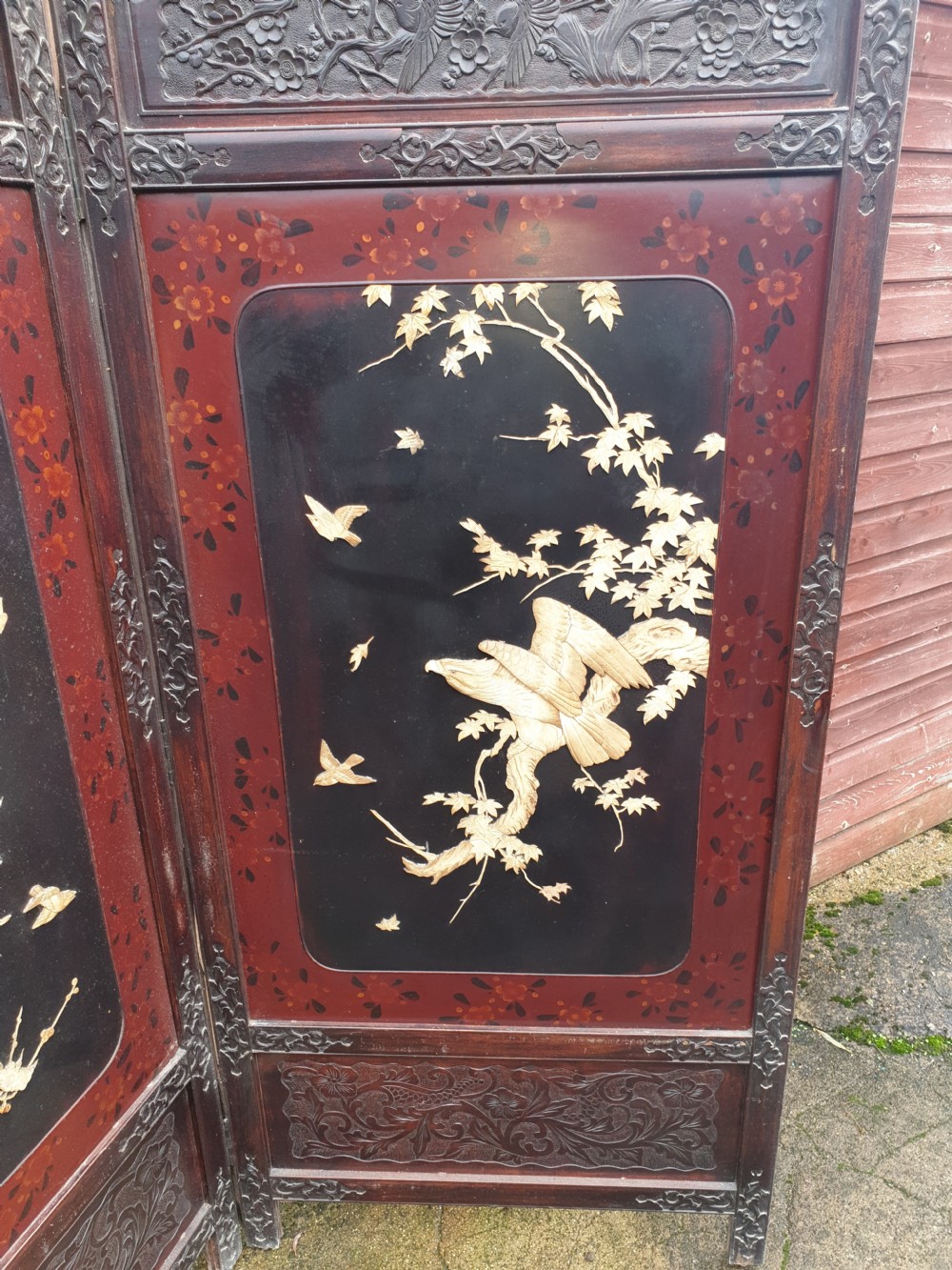 Large Oriental 2 fold screen. View III