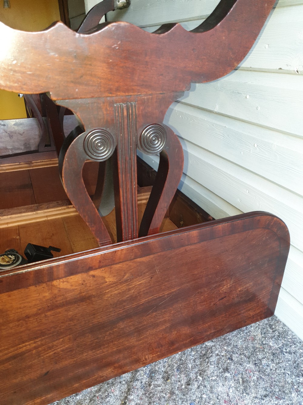 Regency mahogany 2 drawer sofa table  View VII