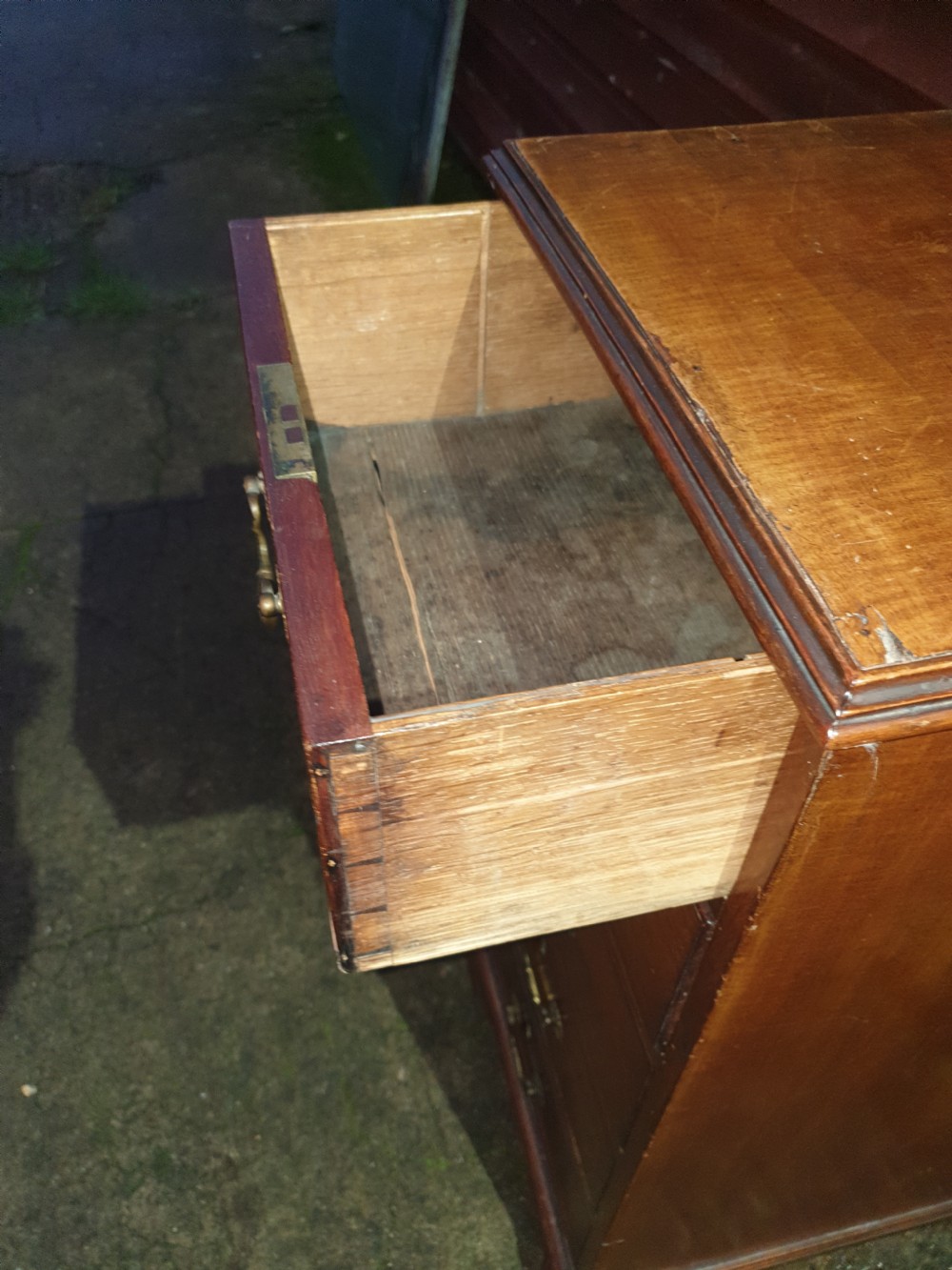 Late Georgian mahogany 5 drawer office chest. View III