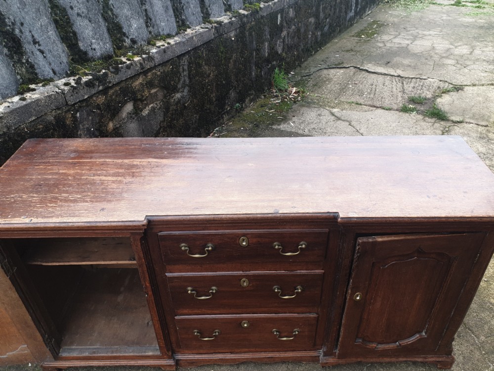 19th century oak dresser base View V