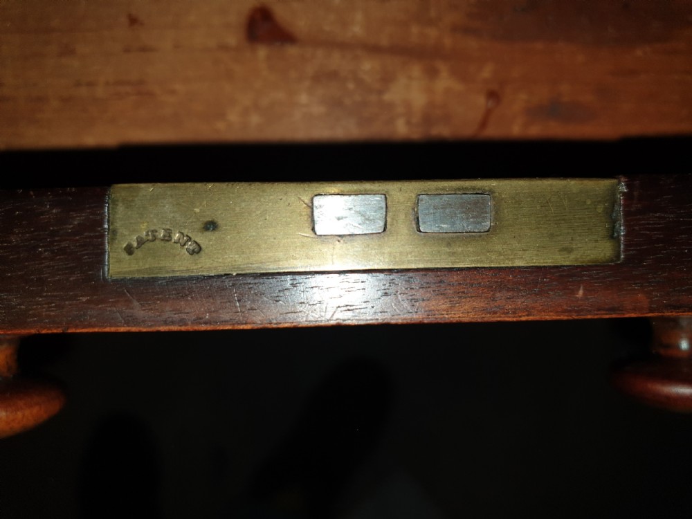 Mid 19th century kneehole pedestal desk.  View III