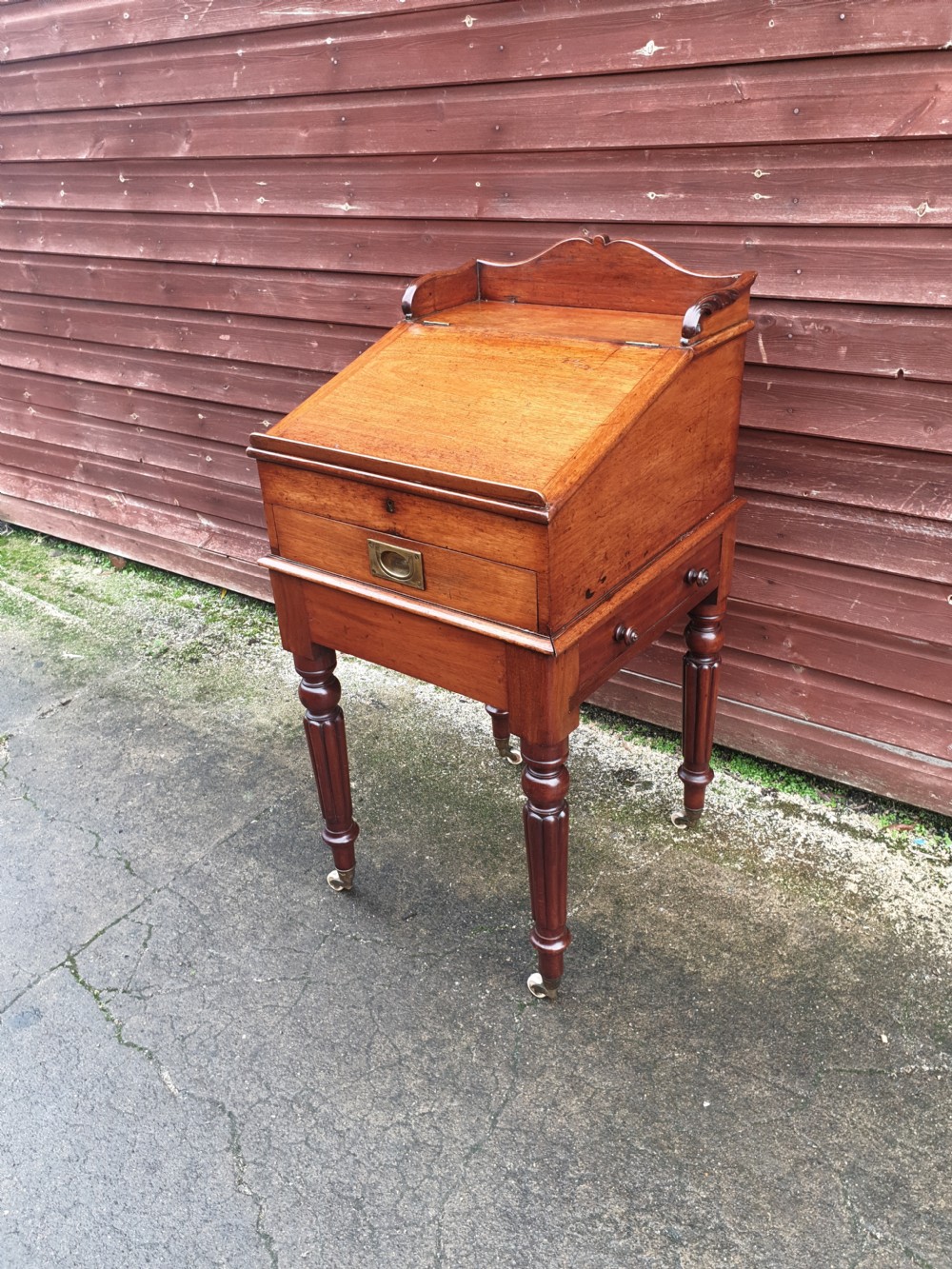 Victorian mahogany restaurant Maitre D  stand.