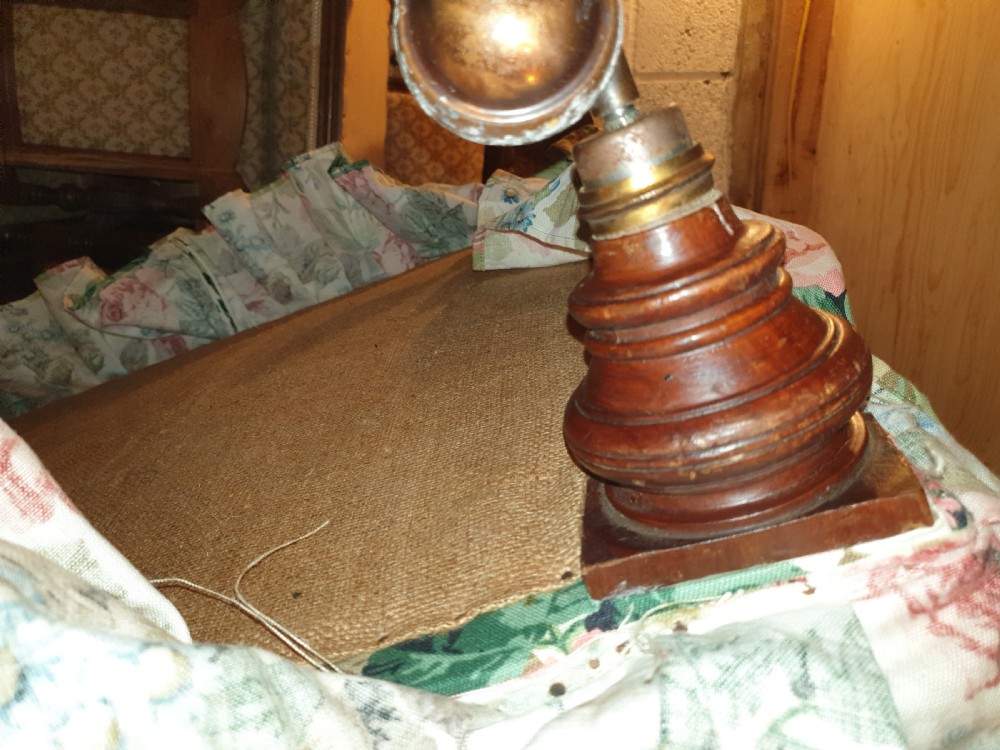 Late Victorian upholstered Chesterfield sofa. View VIII