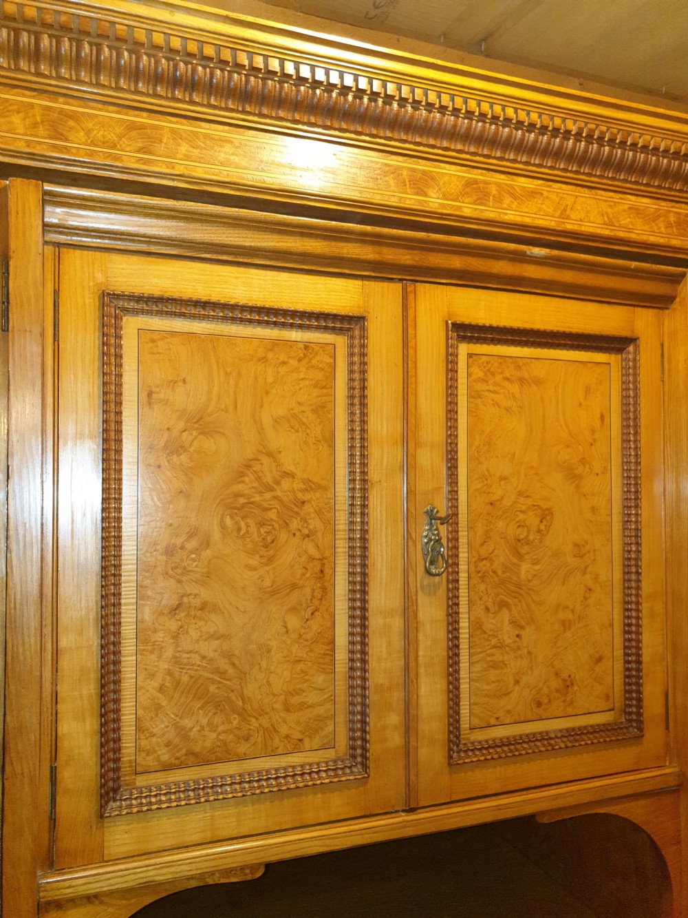  Good late Victorian Wardrobe by Shapland & Petter. Barnstaple  View III