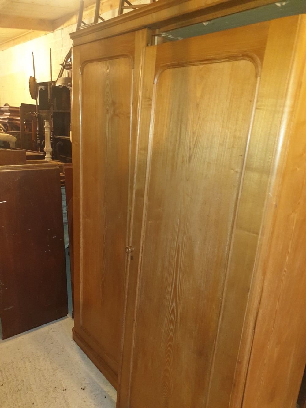 Victorian 2 door wardrobe  View II